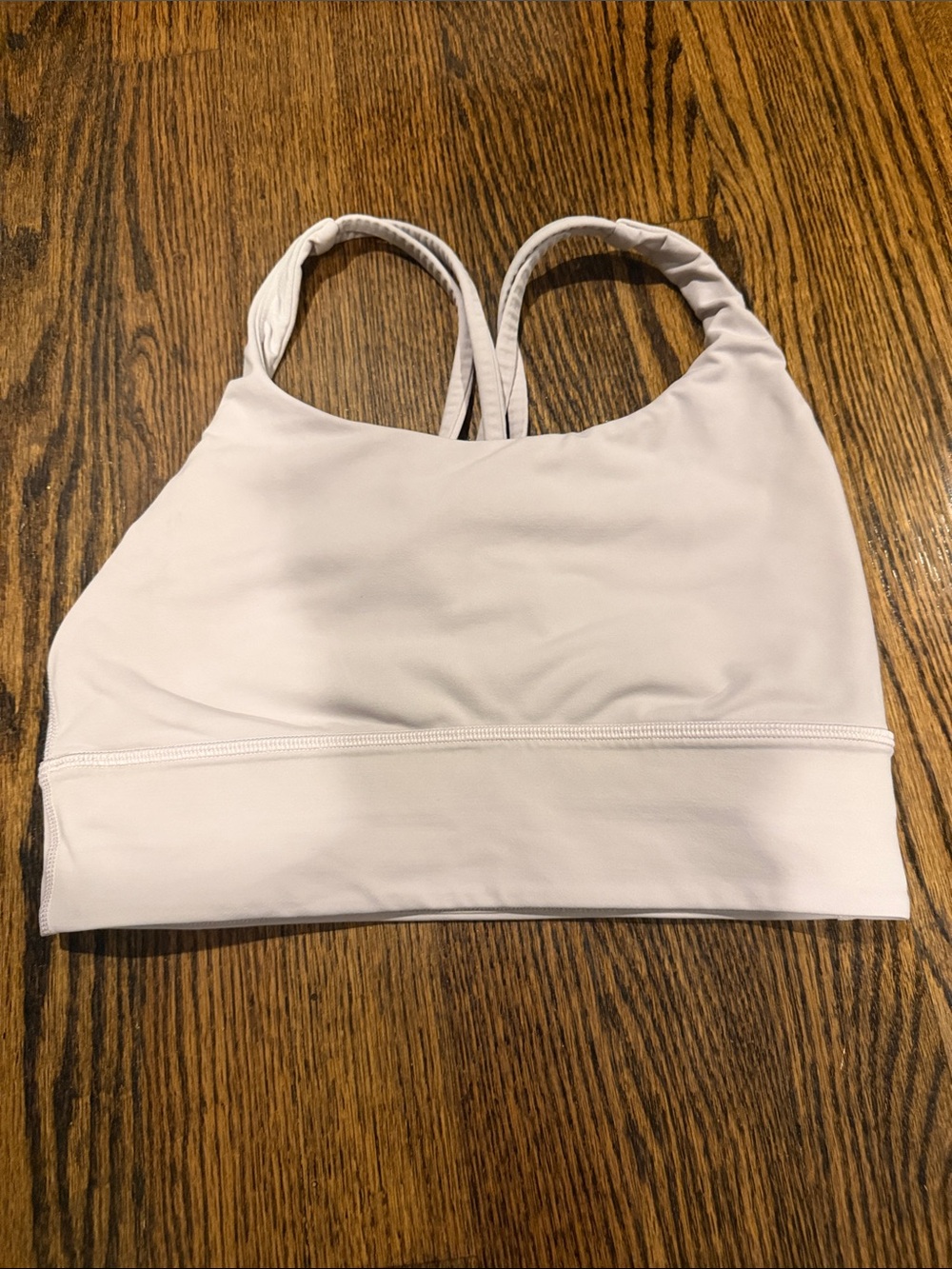 lululemon energy bra in pale lavender